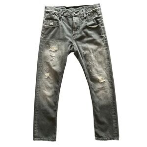 G Star Raw New Radar Slim Men’s Denim Jeans Gray Distressed 31x30